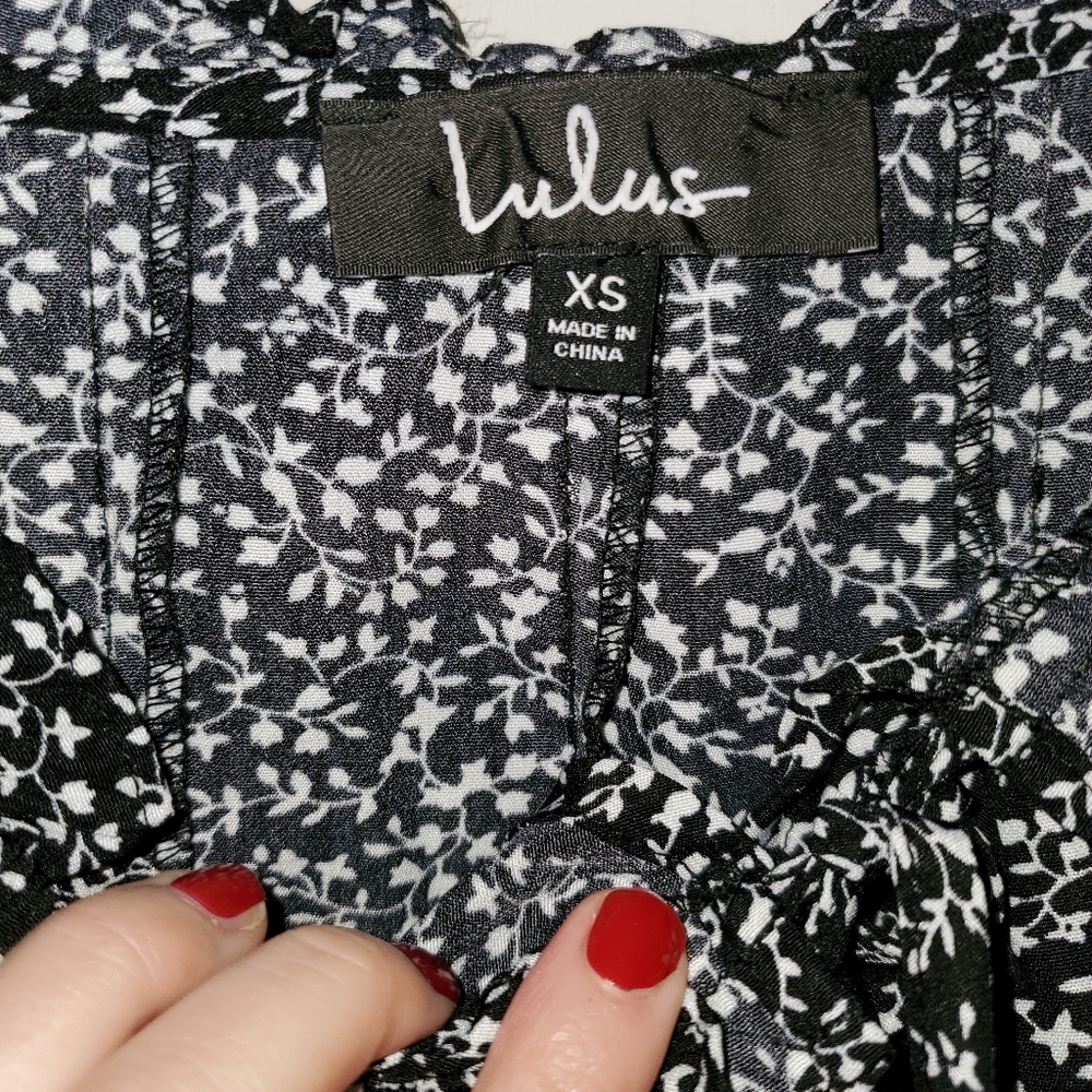 Lulu's off the shoulder dress